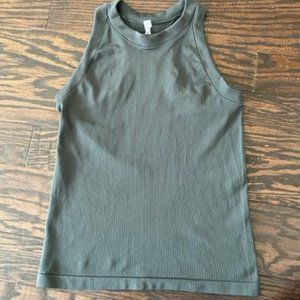 ATHLETA RENEW RACERBACK TANK SIZE M  OLIVE